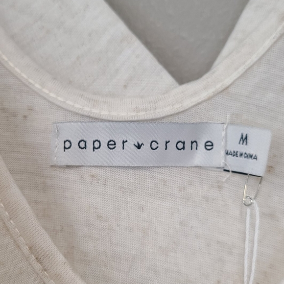 NWT PAPER CRANE anthropologie Surplice wrap Dress - Picture 5 of 5